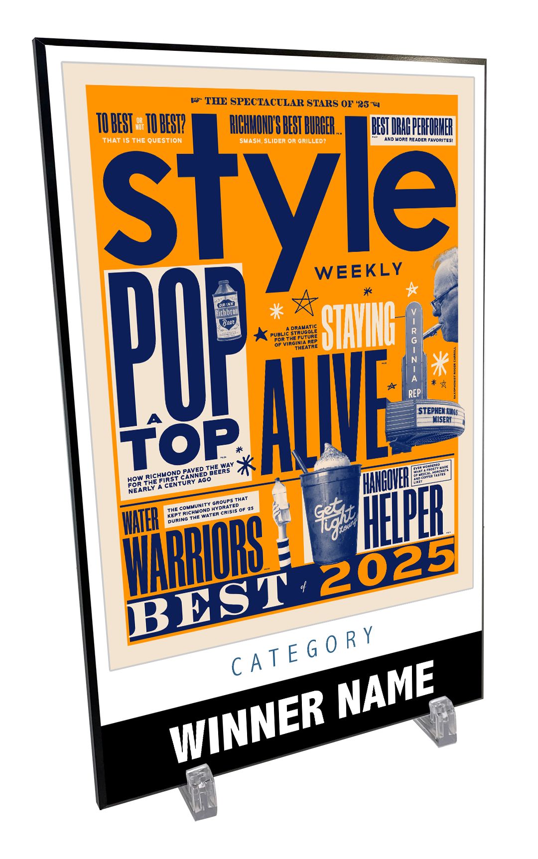 Style Weekly "Best of Richmond" Plaques