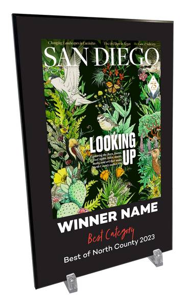 San Diego Magazine "Best of North County" Award Plaques