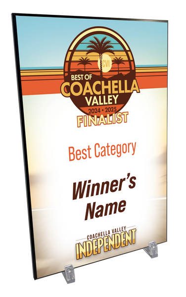 "Best of Coachella Valley" - Modern Hardi-plaque