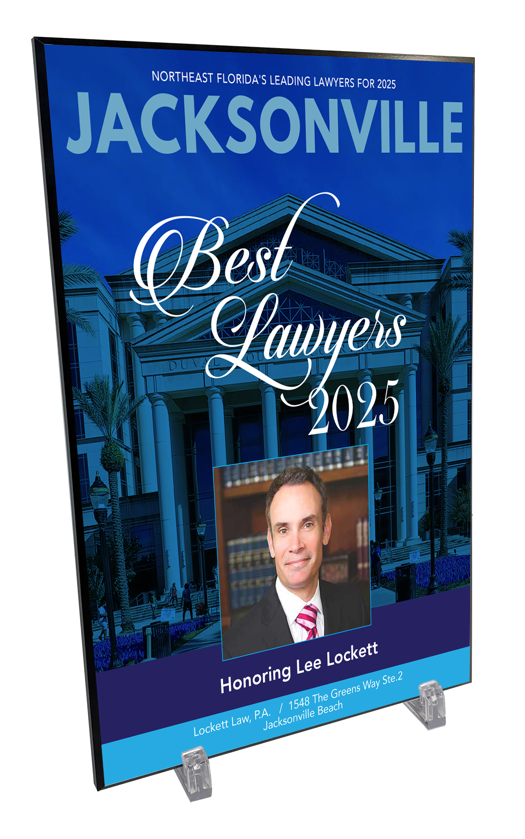 Jacksonville Magazine - Best Lawyers - Plaques