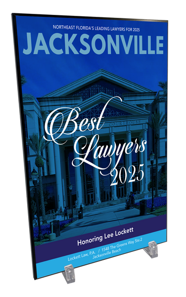 Jacksonville Magazine - Best Lawyers - Plaques