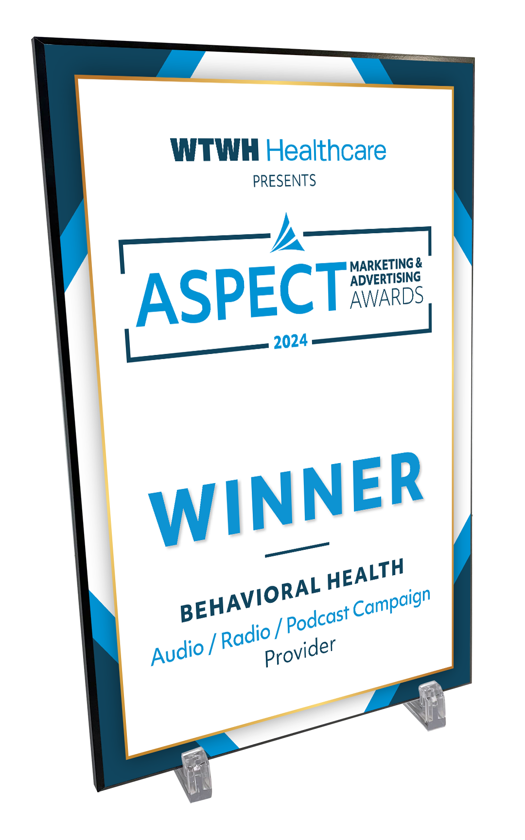 WTWH Healthcare Aspect Award - Modern Hardi-plaque