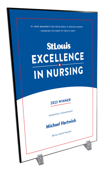 St. Louis Magazine Excellence in Nursing Hardiplaque