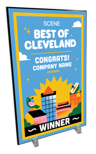 Cleveland Scene "Best of Cleveland" Award Plaque
