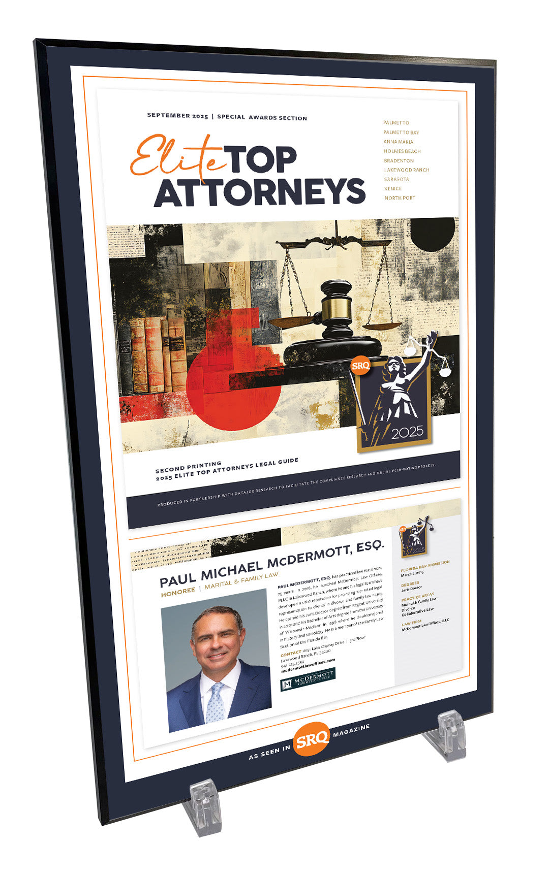 SRQ Elite Top Attorneys - Plaques
