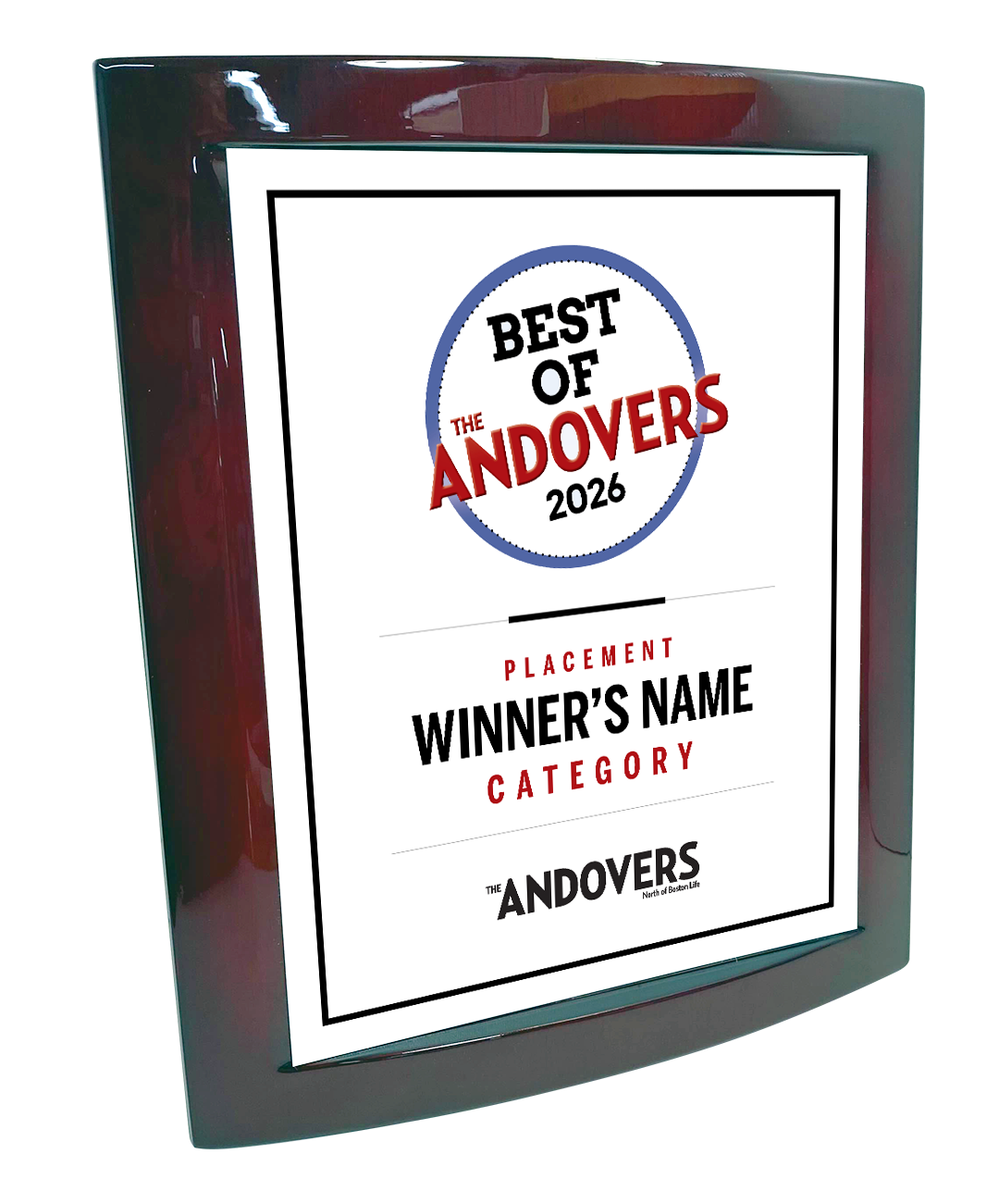 N. Boston Media Group - Best of Awards - Eclipse Plaque