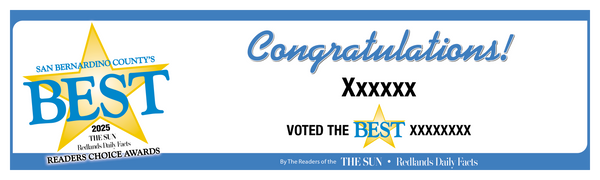 The Sun & Daily Facts Best Of Certificate and Readers Choice Award | Outdoor Banners