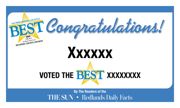The Sun & Daily Facts Best Of Certificate and Readers Choice Award | Outdoor Banners