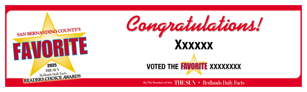 The Sun & Daily Facts Best Of Certificate and Readers Choice Award | Outdoor Banners