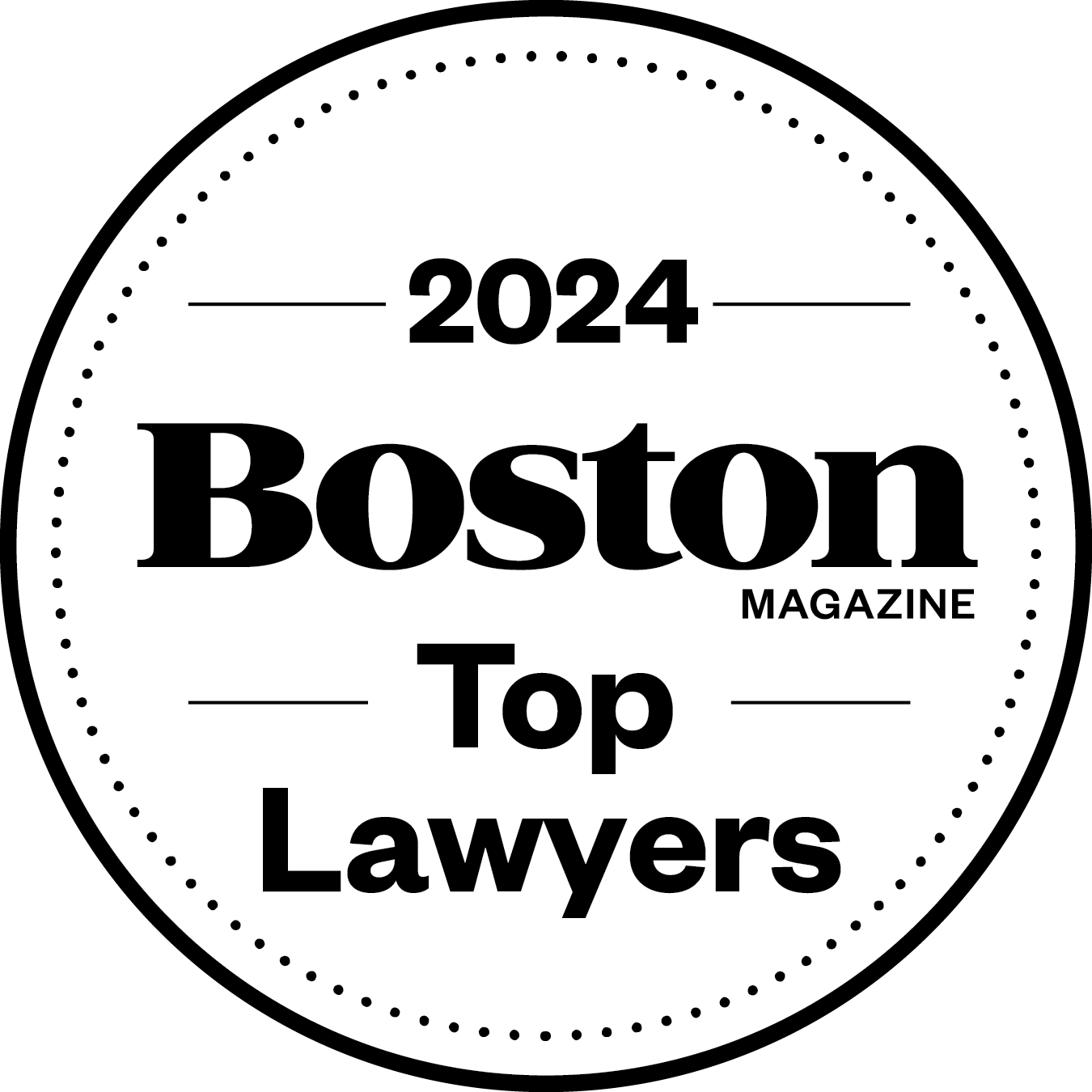 Boston Magazine Top Lawyers Window Decals