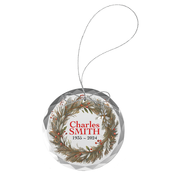 Holiday Crystal Premier Glass Ornaments