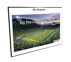 Oregon - 2024 College Football Conference Championship (The Oregonian) - Wood Plaque