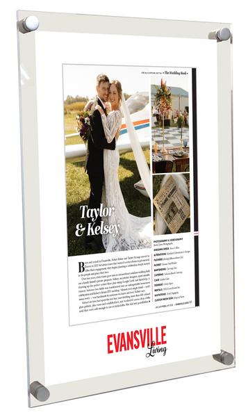 Evansville Living - Wedding Book - Acrylic Plaques