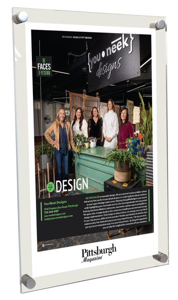 Pittsburgh Magazine - Special Advertising Sections - Acrylic Standoff Plaque