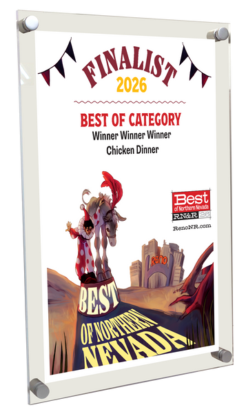 "Best of Northern Nevada" - Acrylic Standoff Plaque
