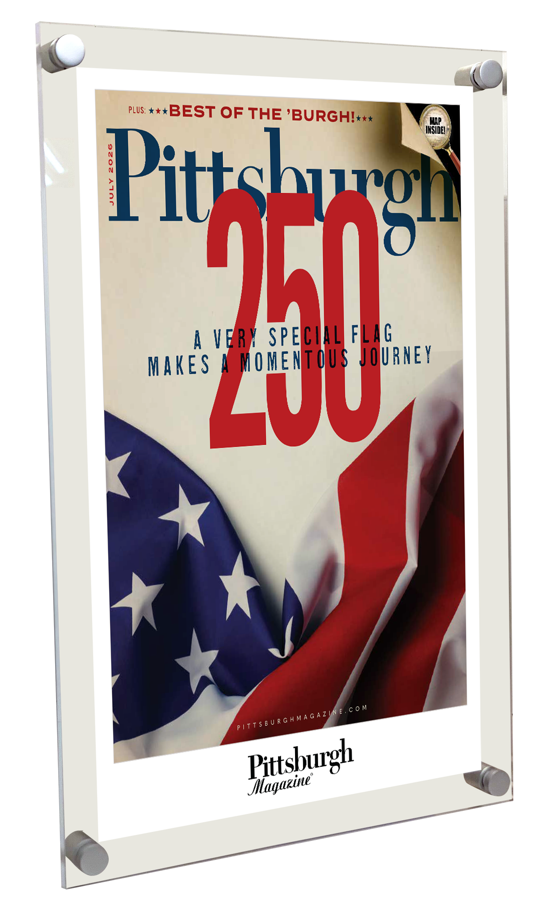 Pittsburgh Magazine - Articles & Covers - Acrylic Standoff Plaque