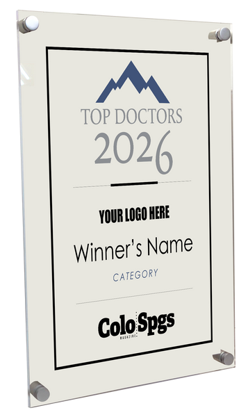 Colorado Springs Magazine - Top Doctors - Acrylic Plaques