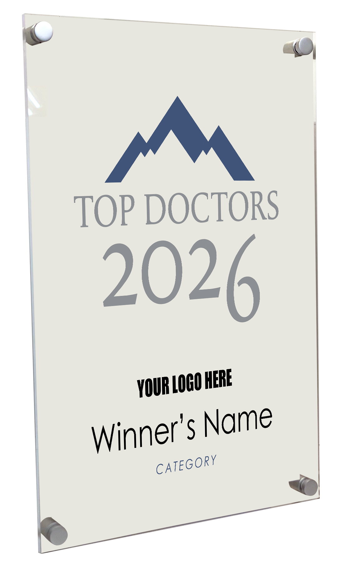 Colorado Springs Magazine - Top Doctors - Acrylic Plaques