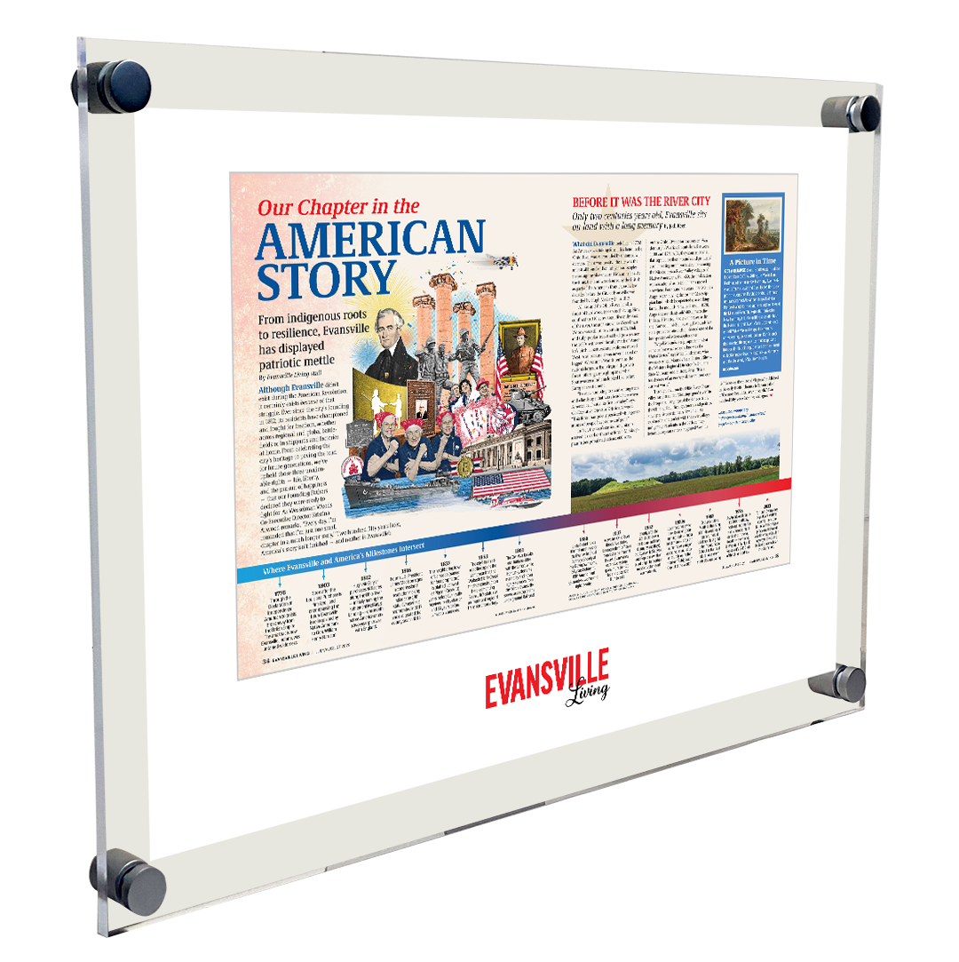 Evansville Living - Editorial Features  - Acrylic Plaques