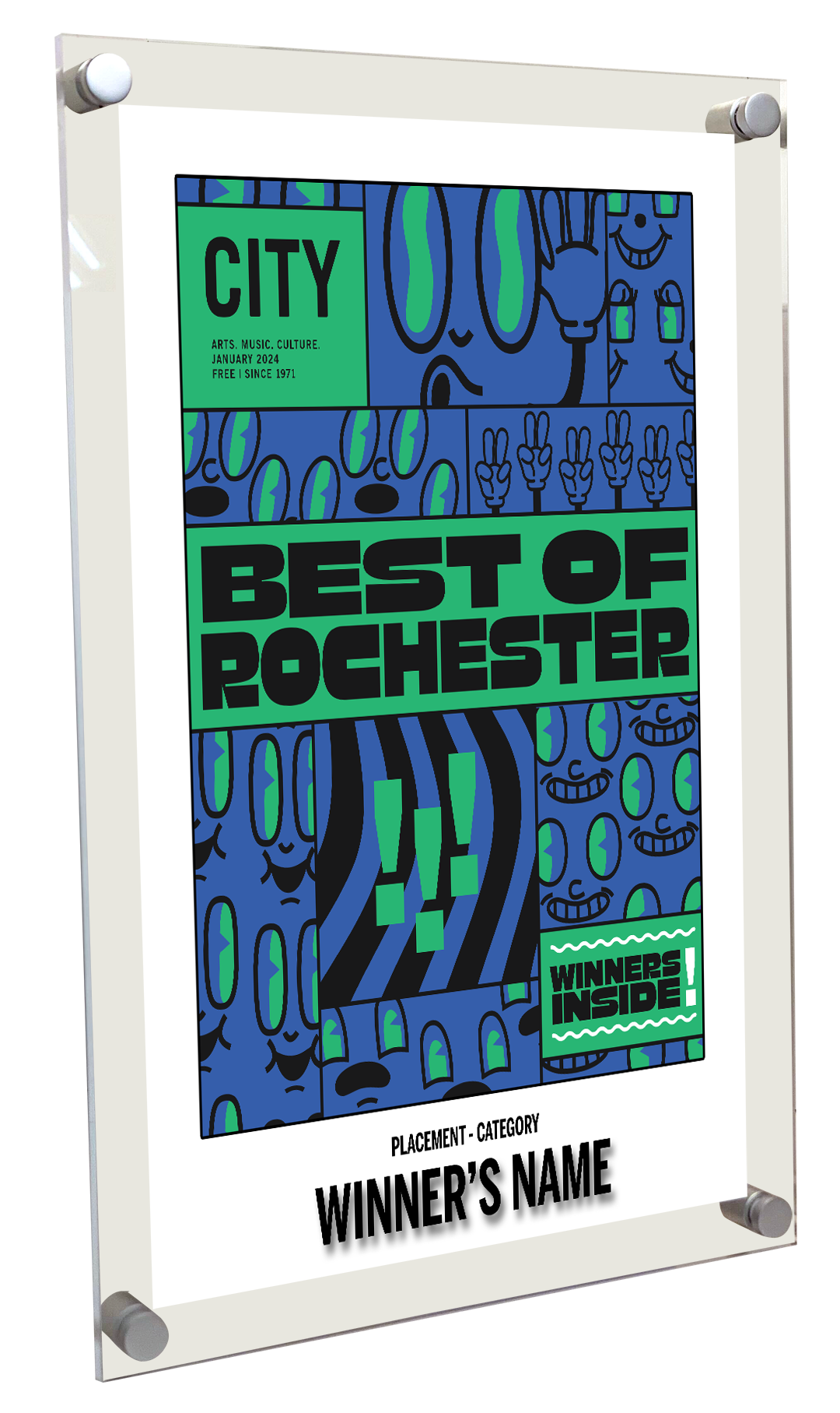 CITY Magazine - Best of Rochester - Acrylic Plaques