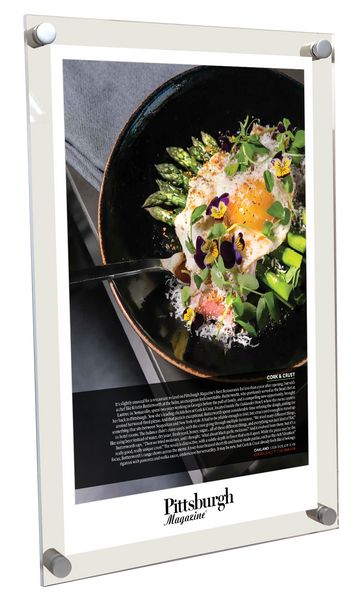 Pittsburgh Magazine - Best Restaurants - Acrylic Standoff Plaque