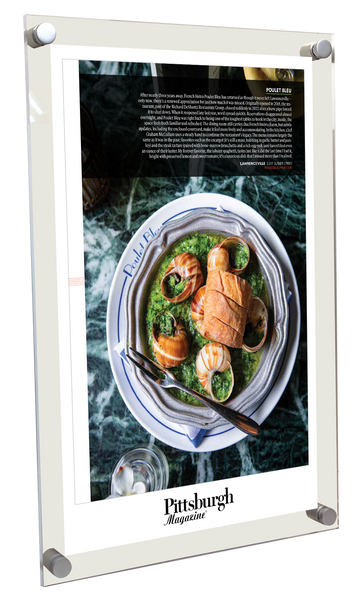 Pittsburgh Magazine - Best Restaurants - Acrylic Standoff Plaque