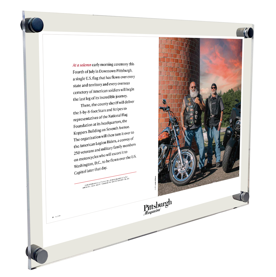 Pittsburgh Magazine - Articles & Covers - Acrylic Standoff Plaque