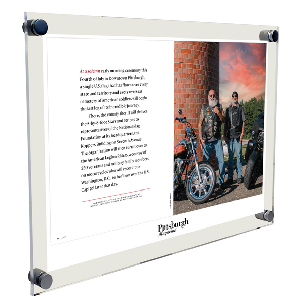 Pittsburgh Magazine - Articles & Covers - Acrylic Standoff Plaque