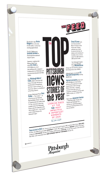 Pittsburgh Magazine - Articles & Covers - Acrylic Standoff Plaque