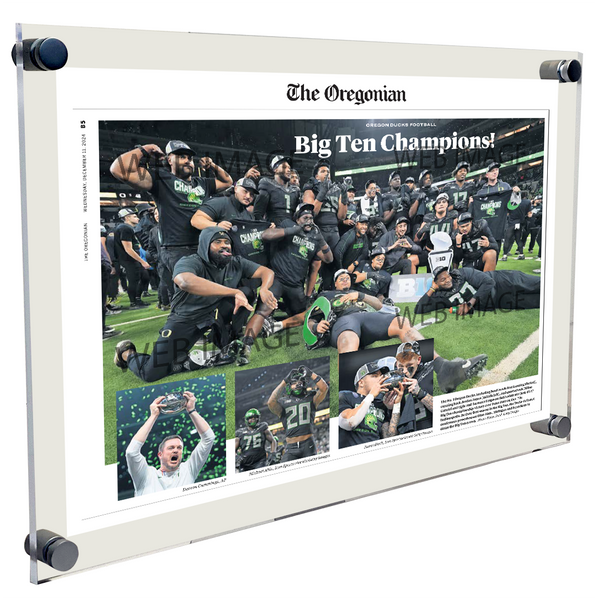 Oregon - 2024 College Football Conference Championship (The Oregonian) - Acrylic Plaque