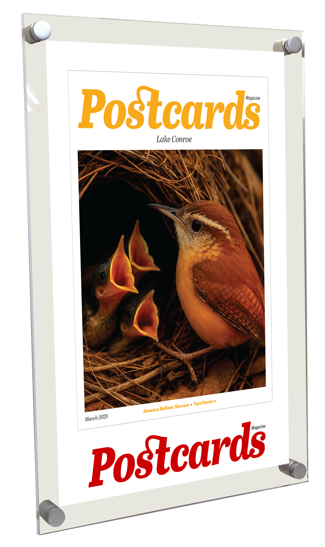Postcards Magazine - Article & Cover Acrylic Plaques