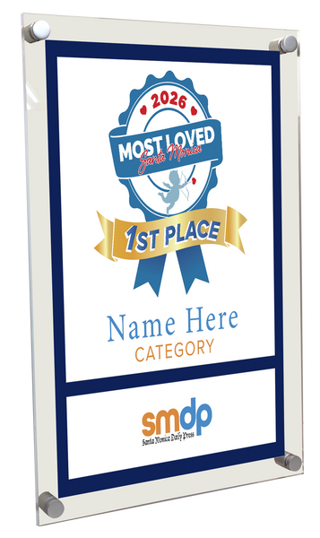 SMDP Most Loved Awards - Acrylic Plaque