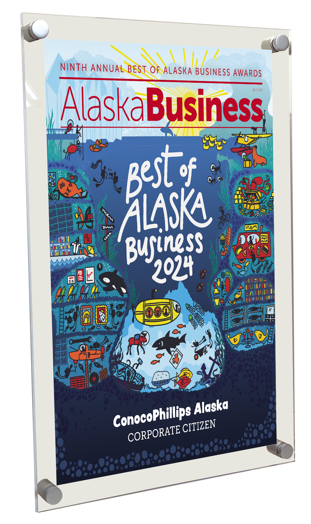 Commemorative Best of Alaska Business Acrylic Plaque