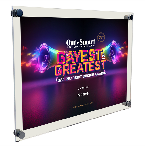 OutSmart - Gayest and Greatest Readers' Choice Awards - Acrylic Plaques