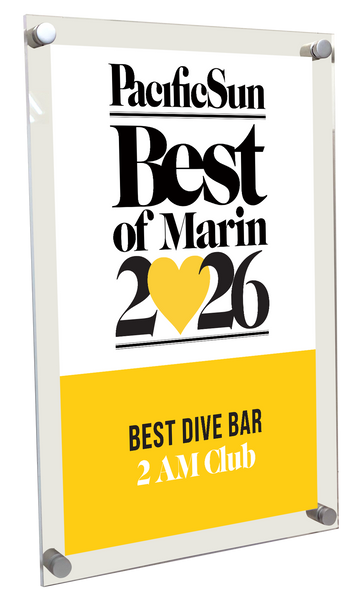 "Pacific Sun: Best of Marin" Award Plaques
