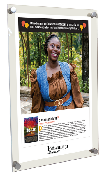 Pittsburgh Magazine - 40 Under 40 - Acrylic Standoff Plaque