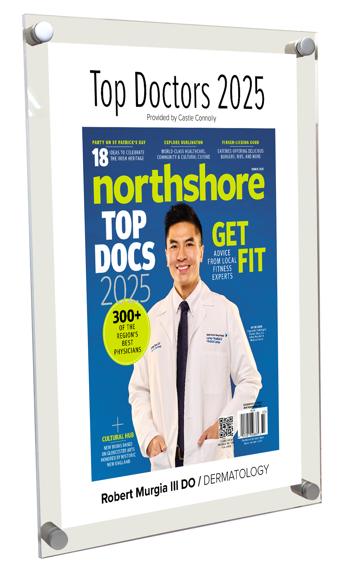 Northshore Magazine - Top Doctors - Acrylic Plaques