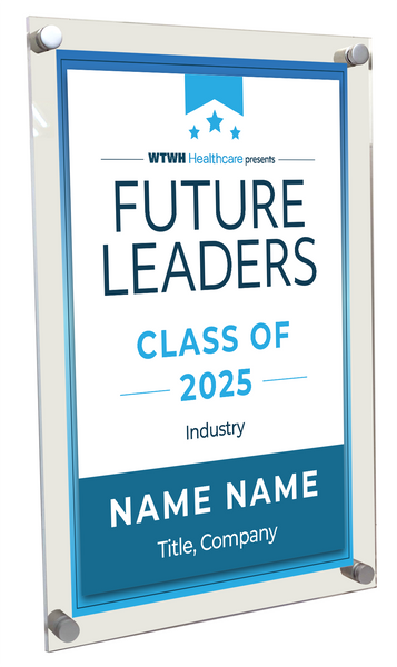WTWH Healthcare Future Leaders Award - Acrylic Standoff Plaque