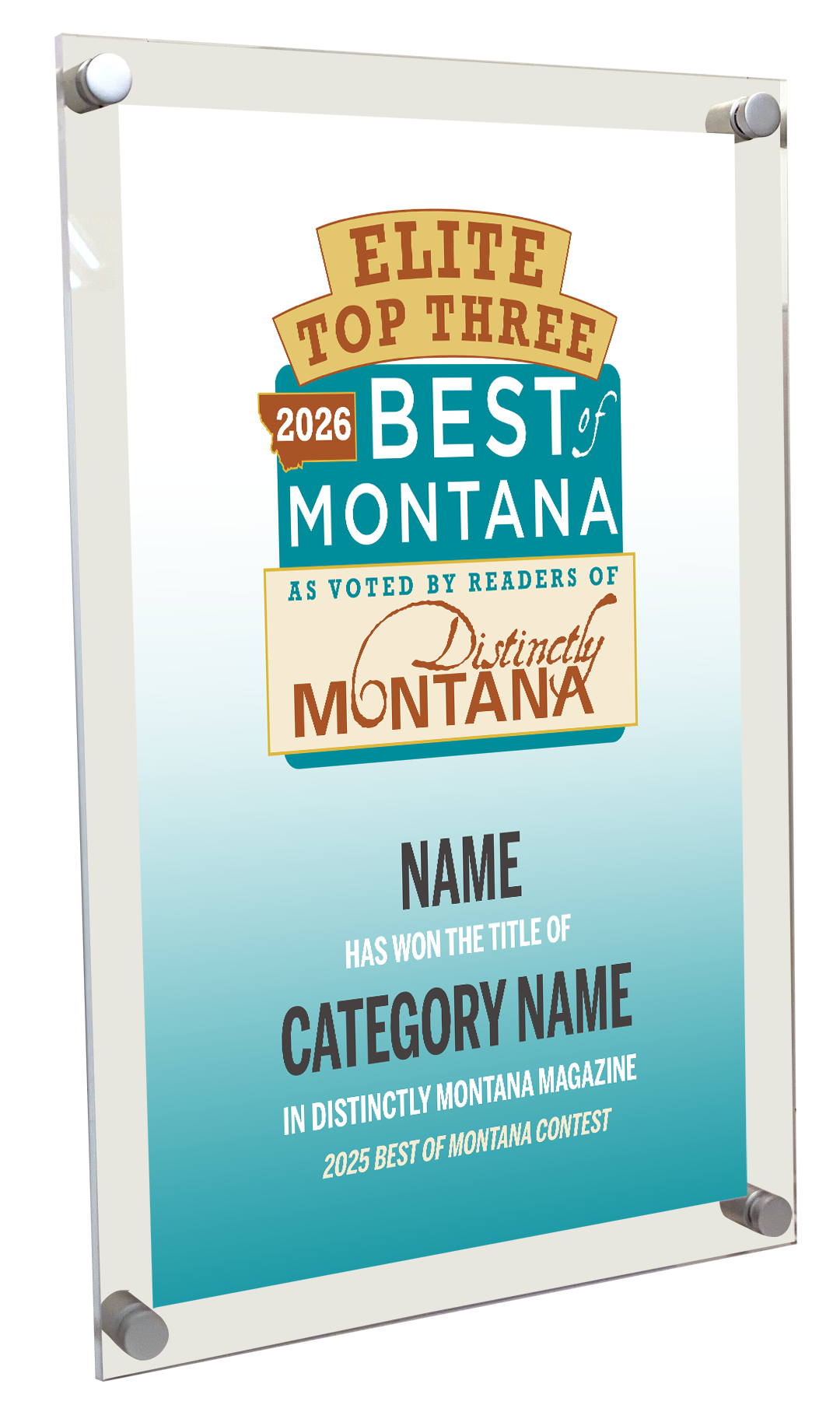 Best of Montana - Acrylic Plaques