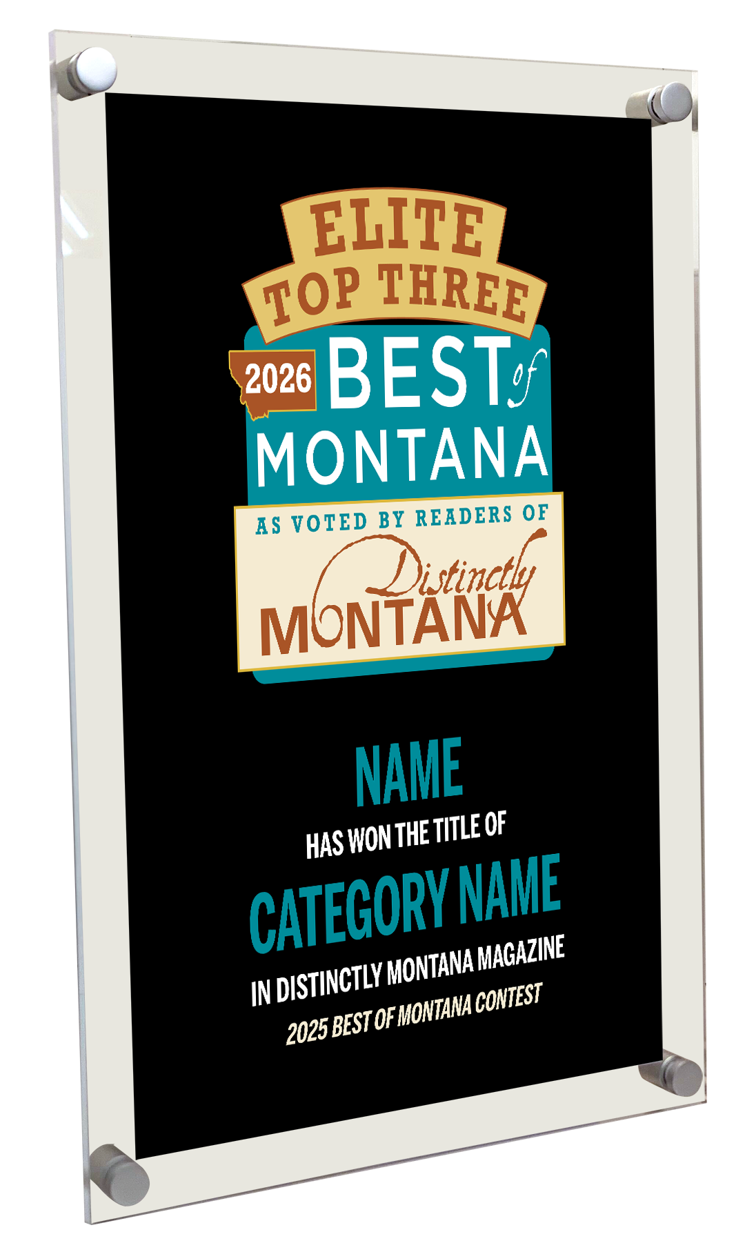 Best of Montana - Acrylic Plaques