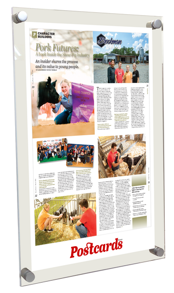 Postcards Magazine - Article & Cover Acrylic Plaques