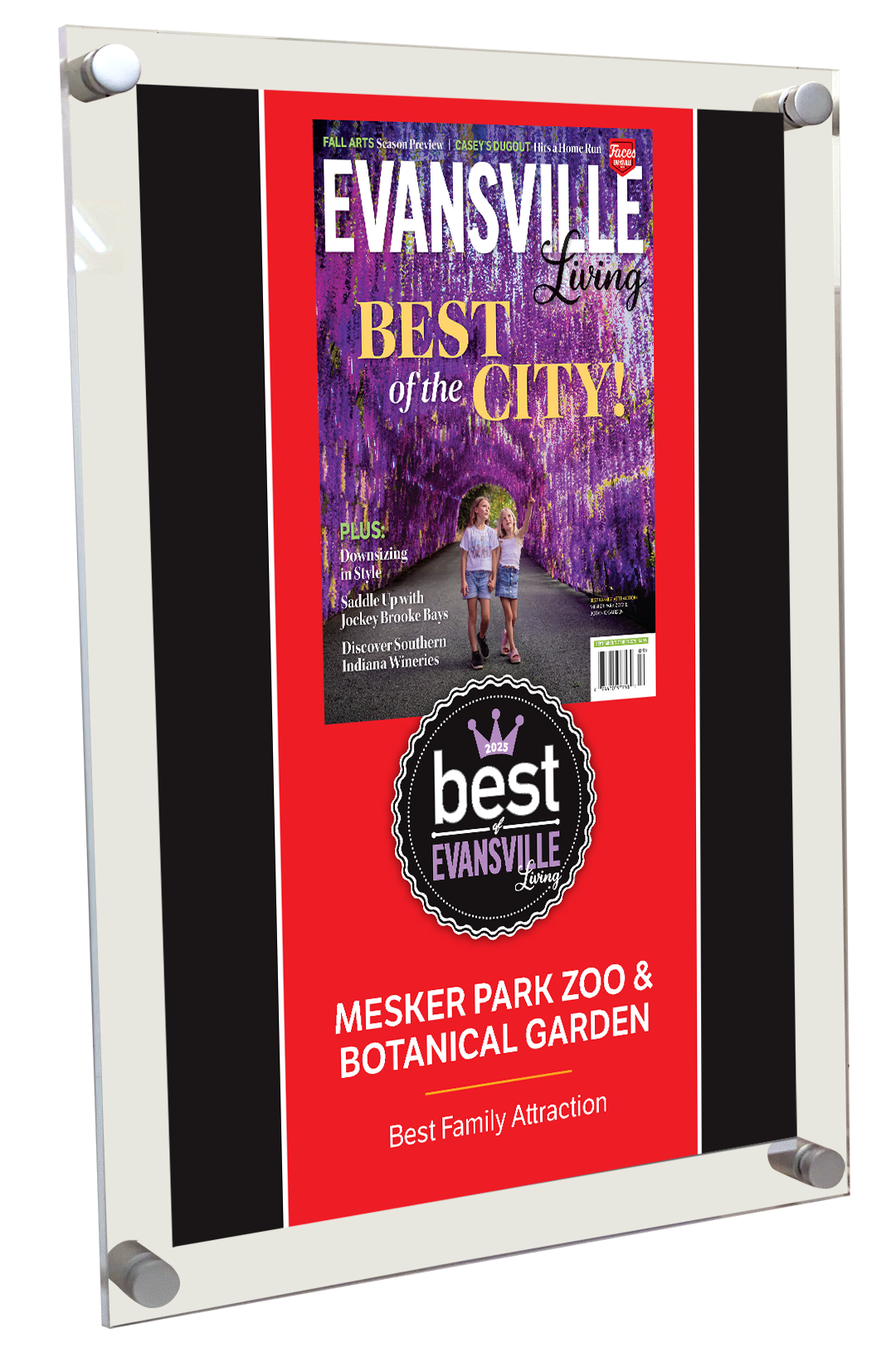 Evansville Living - Best of Evansville - Acrylic Plaque