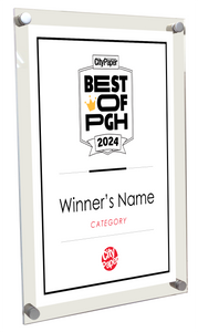 Pittsburg City Paper - Best of PGH - Acrylic Plaque