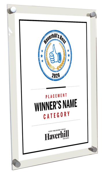 N. Boston Media Group - Best of Awards - Acrylic Plaque