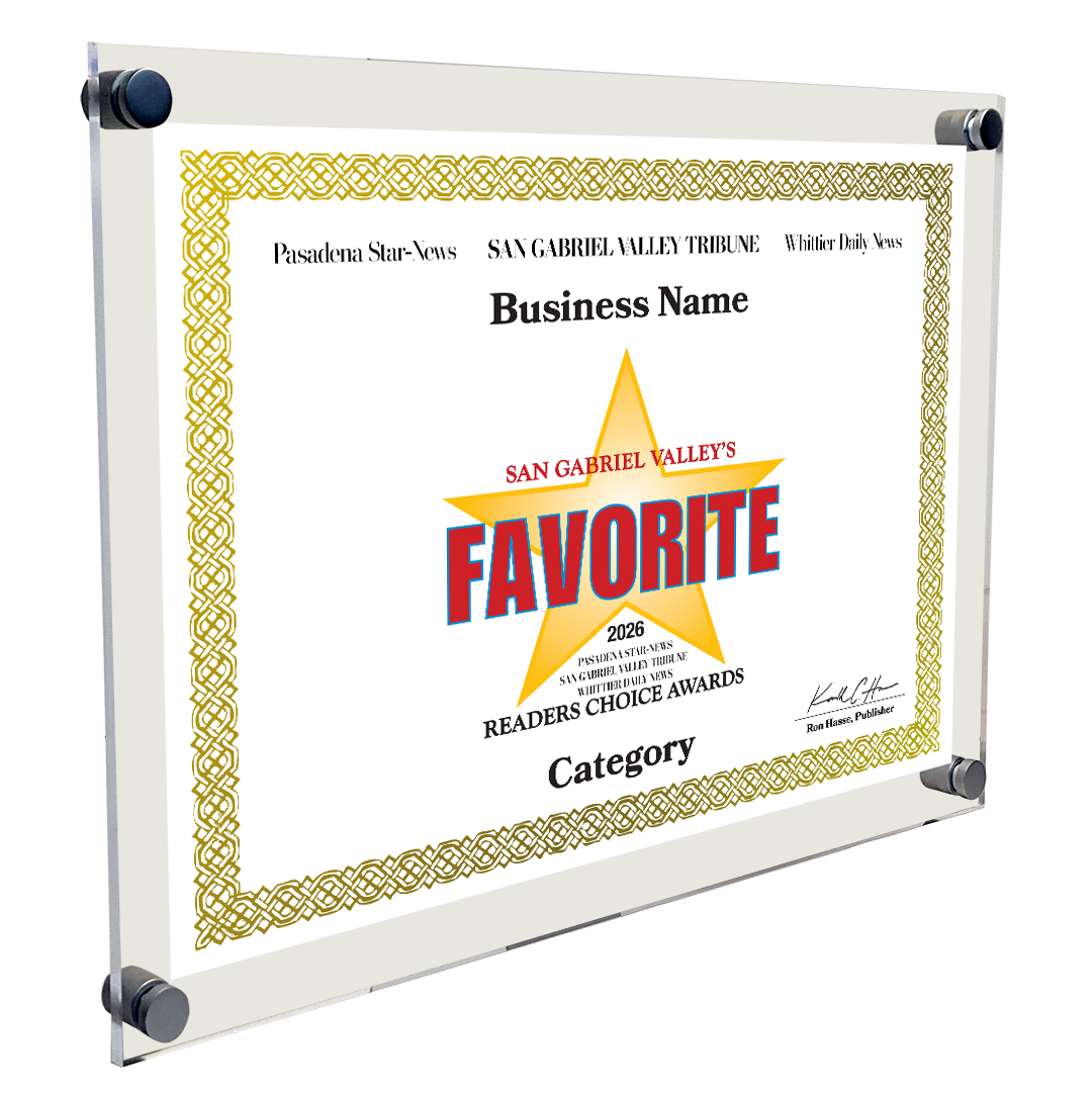 SGVN Best Of and Readers Choice Certificate - 10