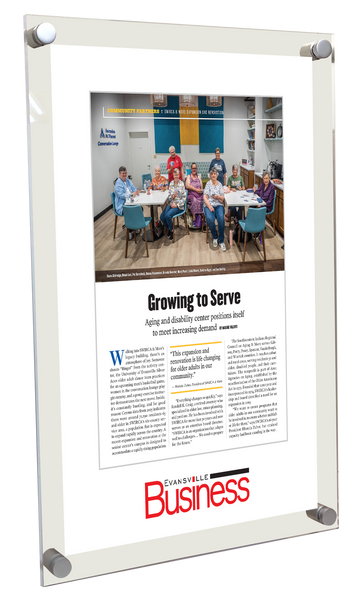 Evansville Business - Editorial Features - Acrylic Plaques