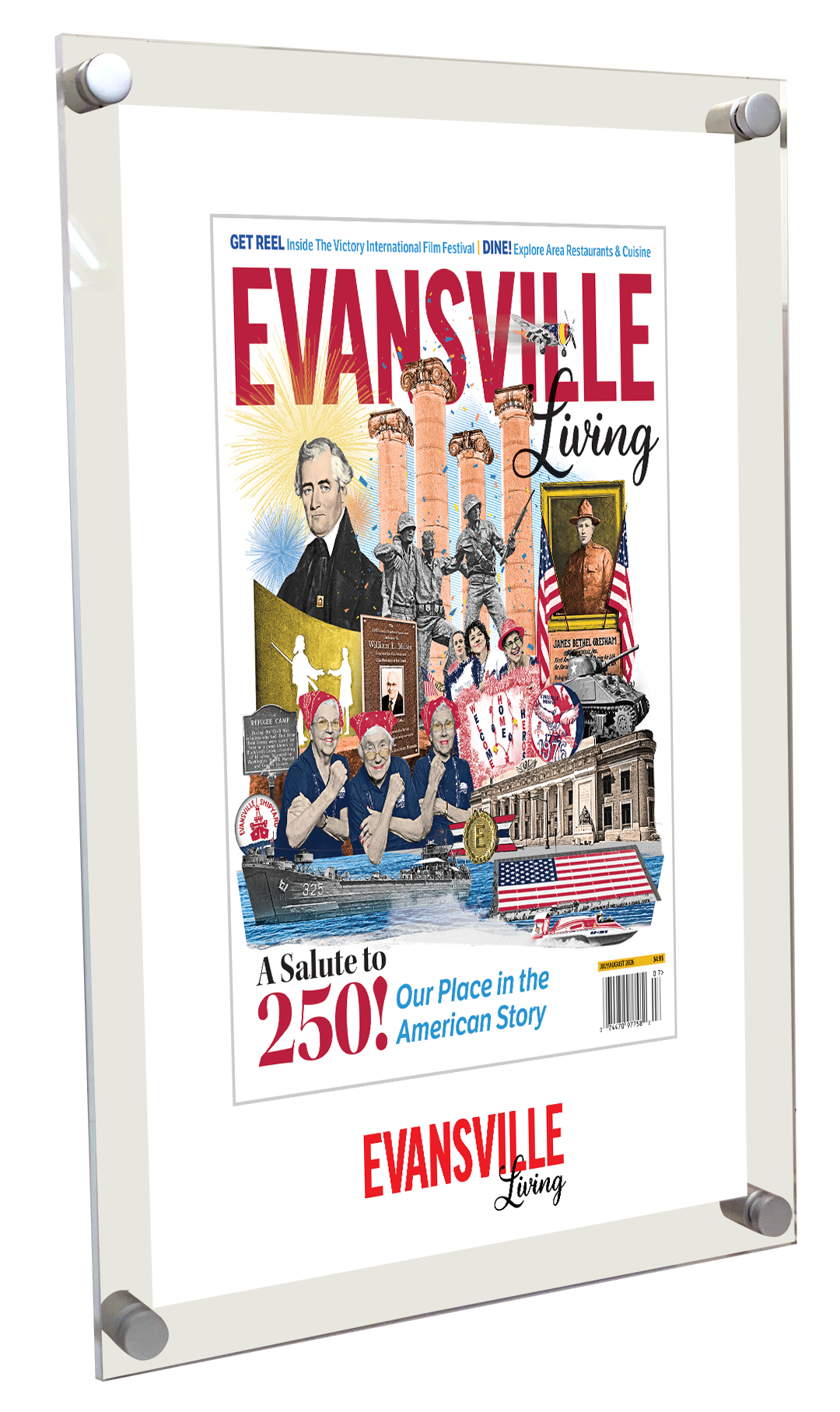 Evansville Living - Editorial Features  - Acrylic Plaques