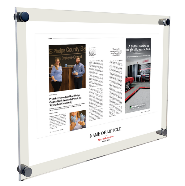 Biz 417 Article & Cover Acrylic Plaques
