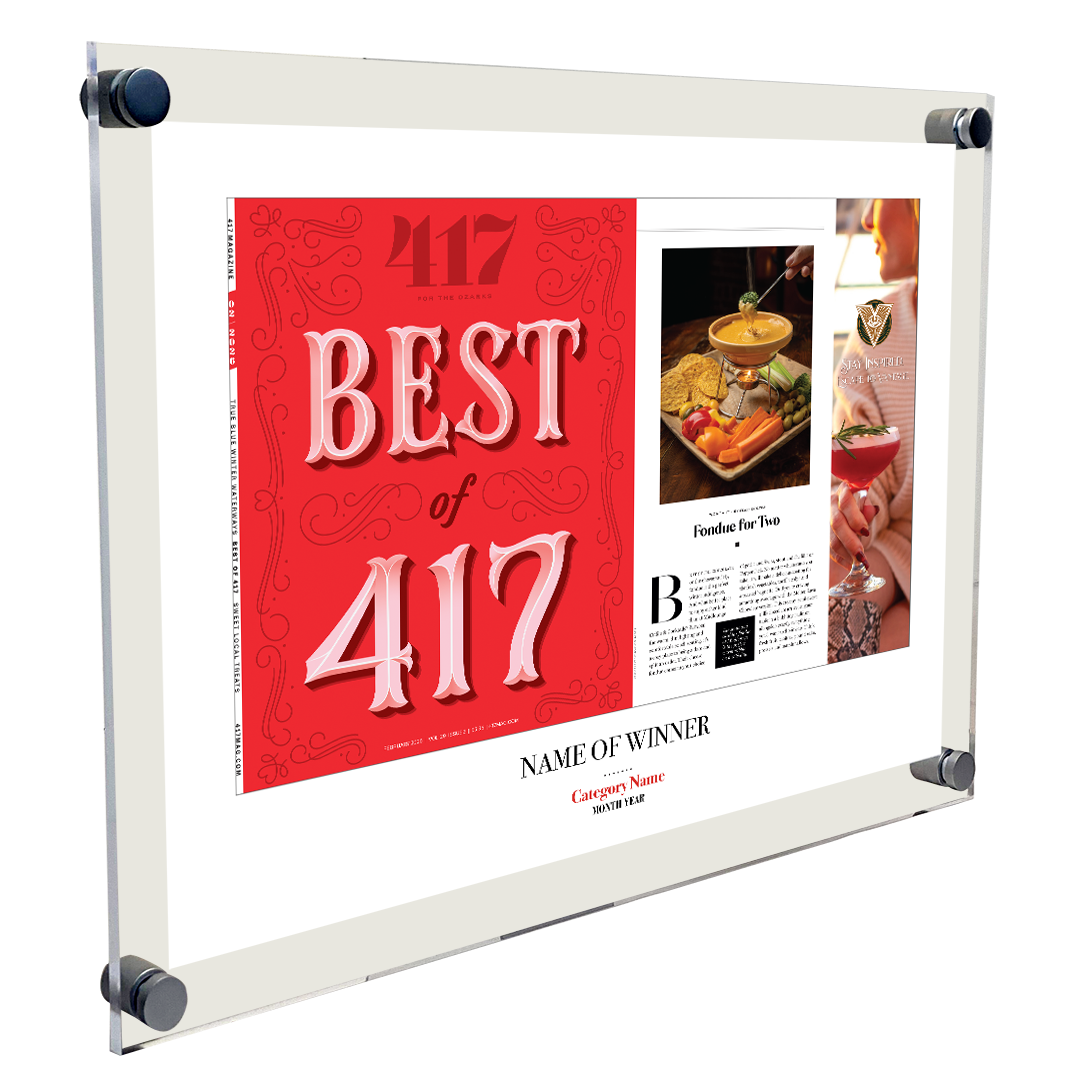 417 Magazine Best of 417 Award Acrylic Plaques