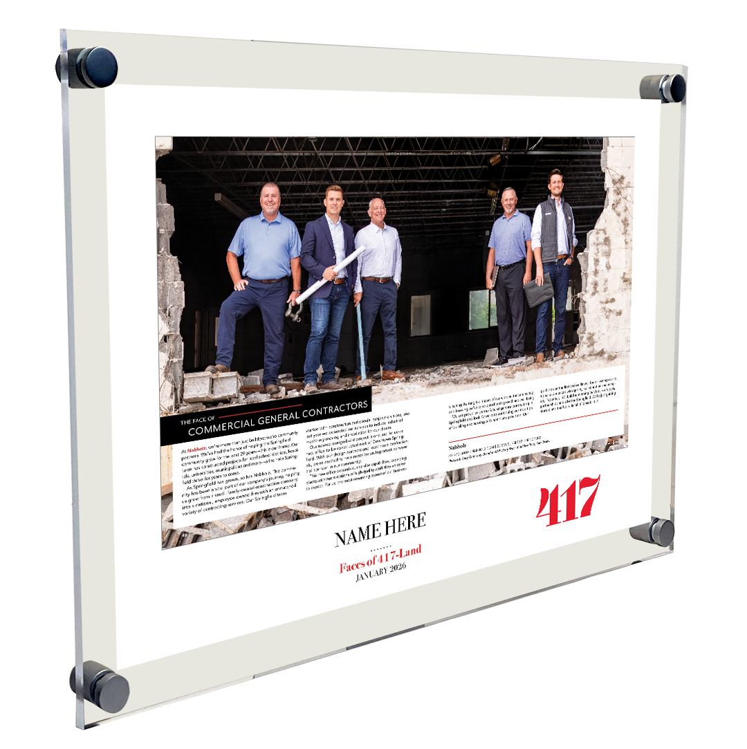 417 Magazine FACES  Acrylic Plaques